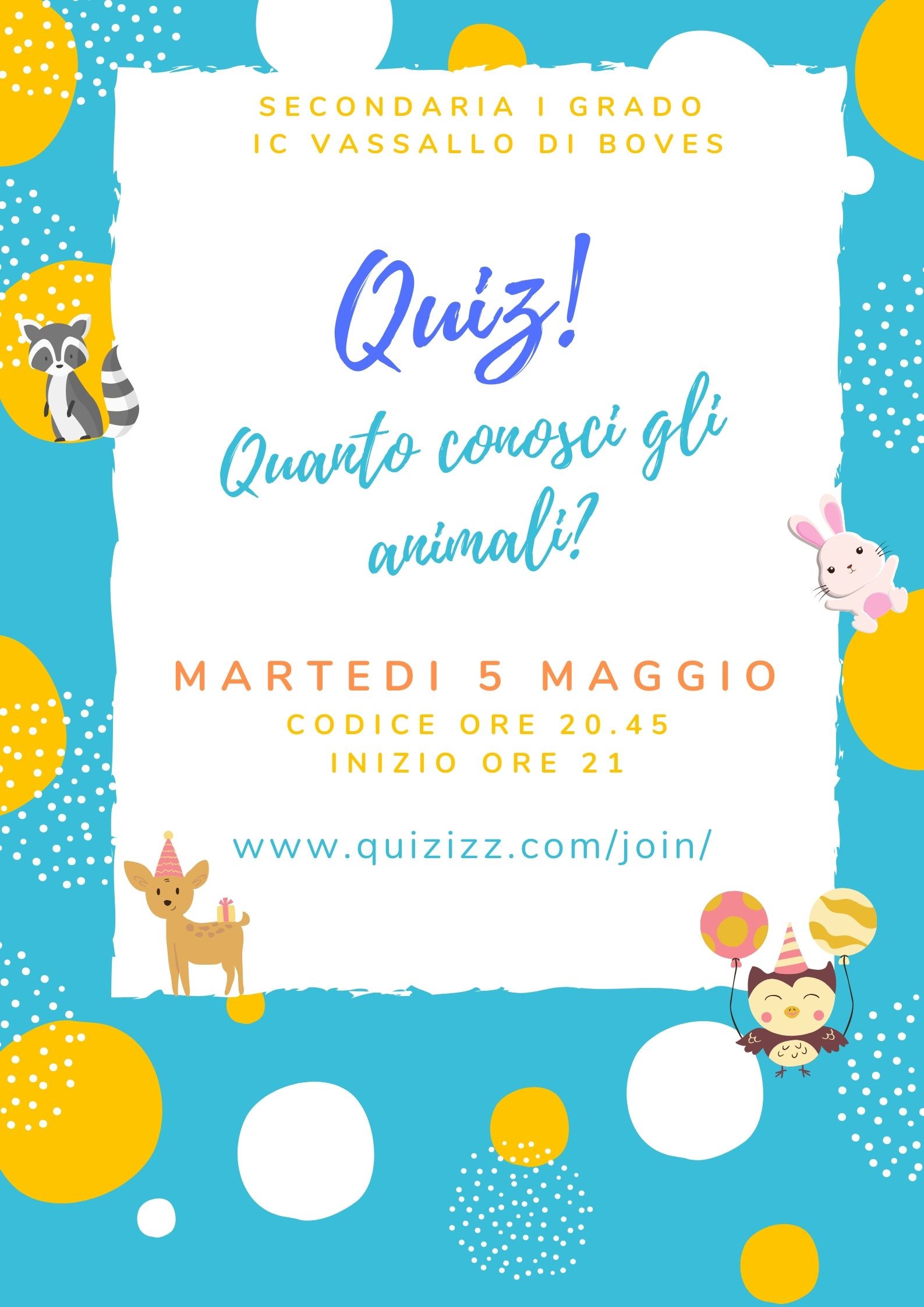 Quiz animali - Notizie - Istituto Comprensivo "A. Vassallo" - Boves (CN)